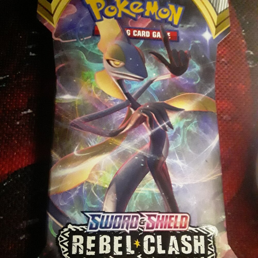 Pokemon TCG: Sword & Shield Rebel Clash Booster Pack Inteleon Cover Card Game